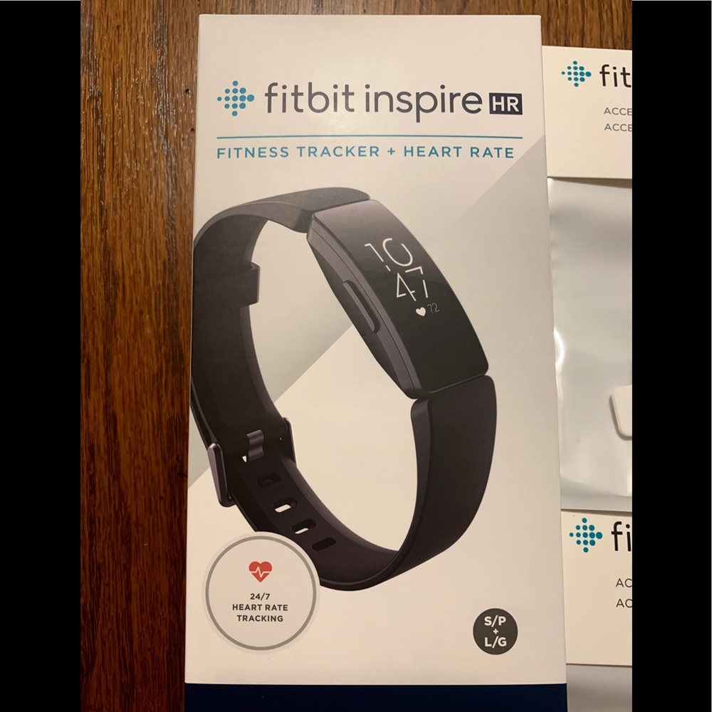 Fitbit HR Inspire bundle -New!
